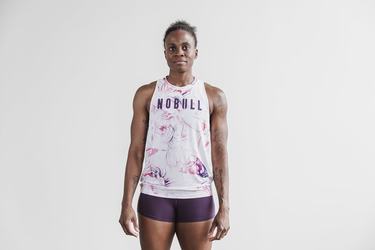 Nobull High-Neck Women's Tank Tops Purple | Australia (JW7289)